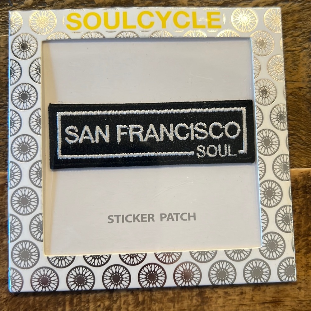 San Francisco Soul Soulcycle Sticker Patch